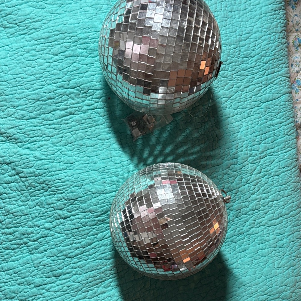 Silver Disco Ball Party Decorations